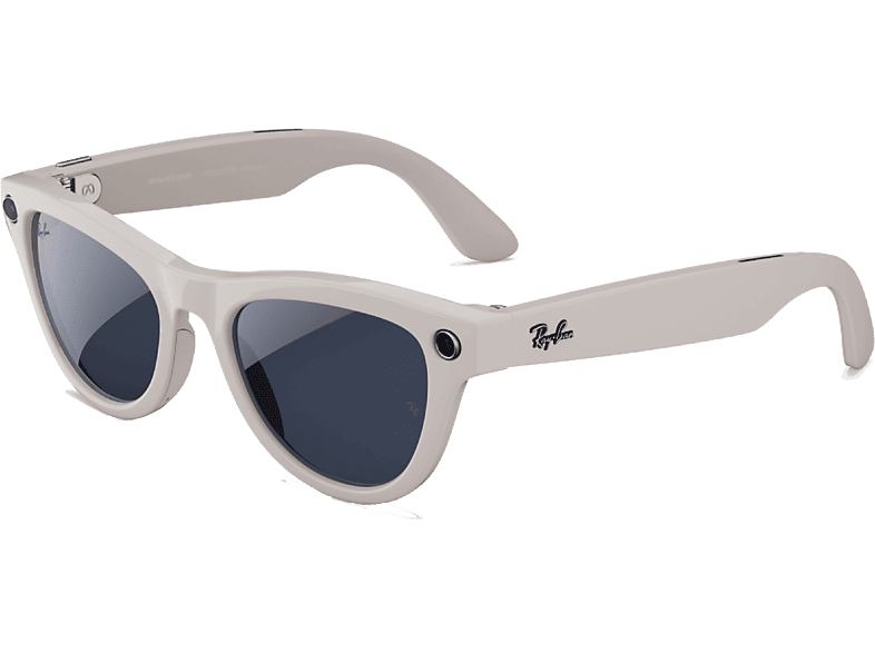 Ray-Ban Meta Skyler Gris tiza brillante Transitions® transparente zafiro