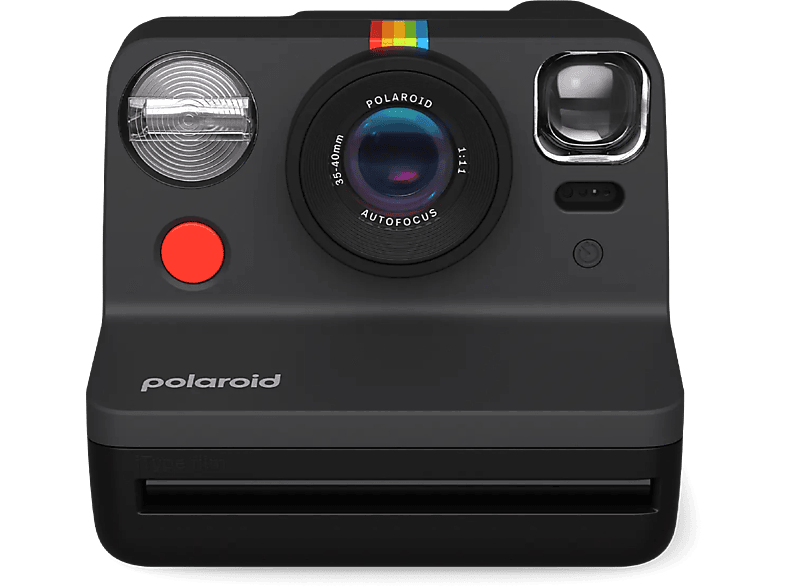 Polaroid Now Generation 2 Flash preciso Exposición doble Batería recargable Negro