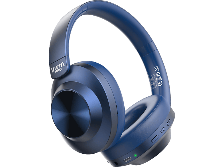 Vieta Way 4 Circumaurales Bluetooth 50h Autonomía Diseño doble plegado Micrófono Azul