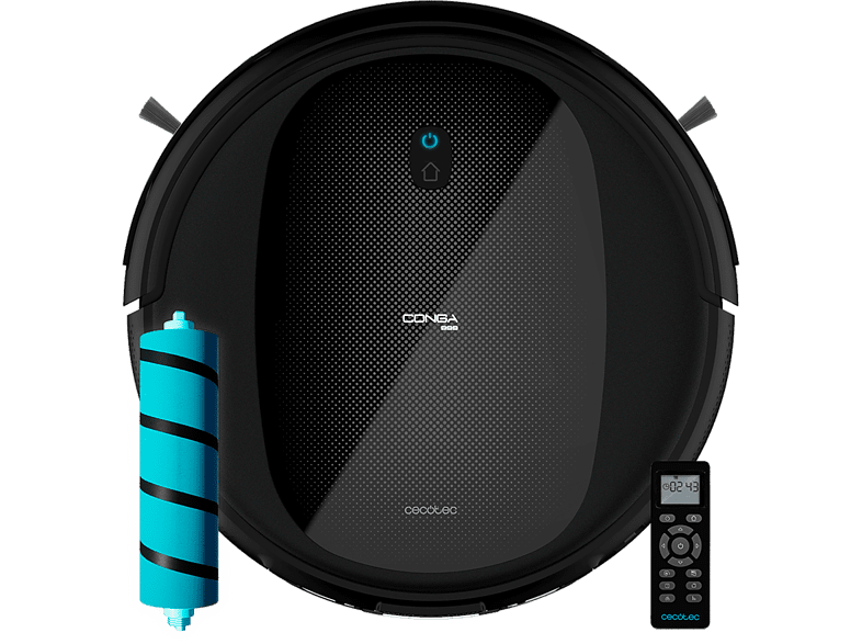 Cecotec Conga 999 Titanium 1400 Pa con 3 niveles de potencia y de fregado 4 l 120 min 64 dba Negro