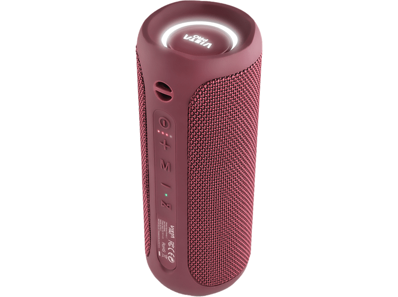 Vieta Pro Dance 25 W Bluetooth 12 h True Wireless IPX 7 Granate