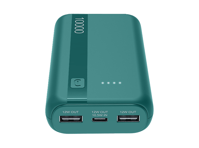 CellularLine Essential 10000 mAh 12W 72 horas USB C USB A Azul