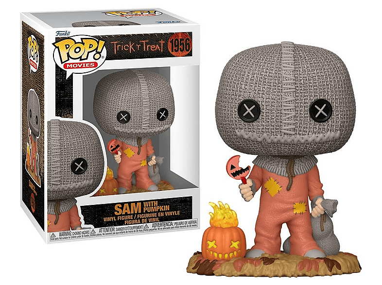 Movies: Trick or Treat - Sam with pumpkin 9 cm Vinilo
