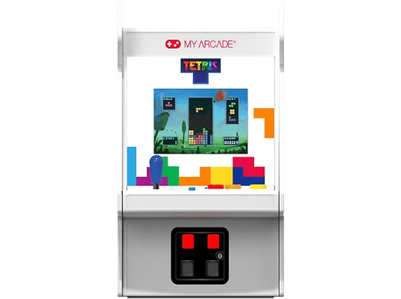 My Arcade Micro Player Tetris Pantalla color 2.75  Altavoz incorporado Blanco