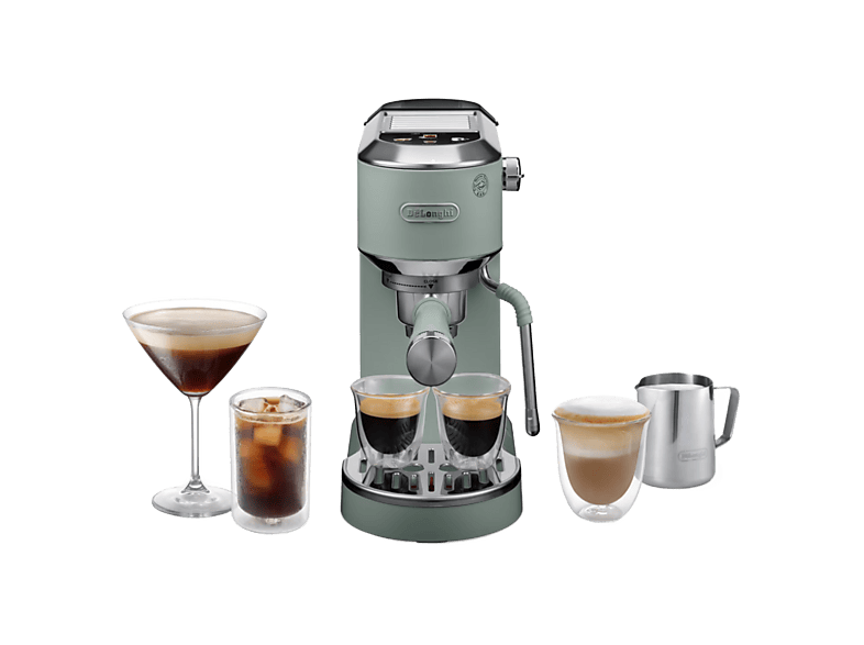 De'Longhi EC890.GR Dedica Duo Cold Brew 15 bar 1450 W 1.1 l Capacidad para 2 tazas Verde jade