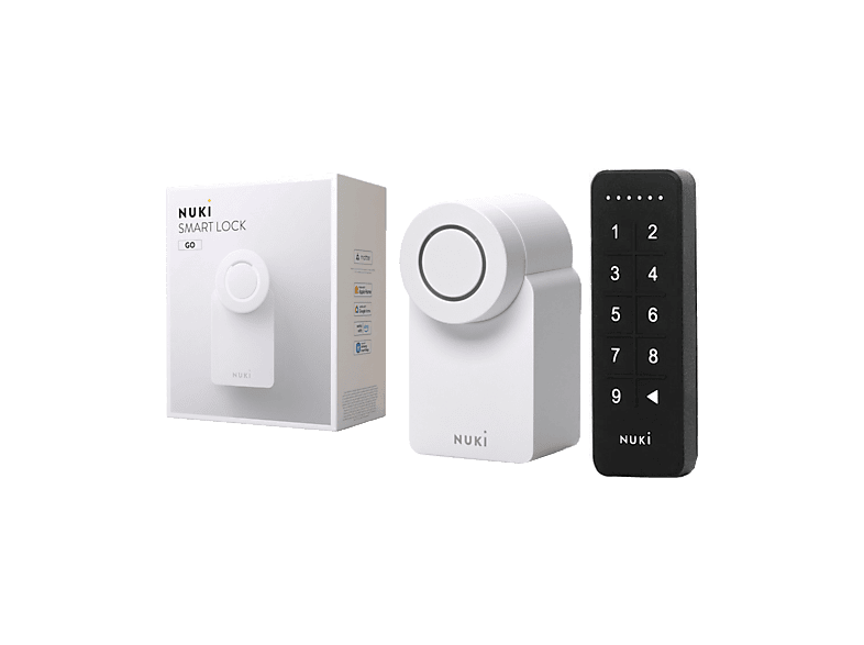 NUKI Smartlock Go + Keypad 1 Acceso Sin Llaves Para iOS y Android Plata