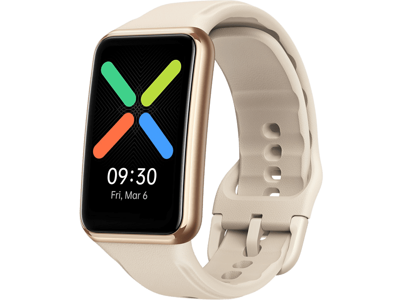 OPPO Watch Free AMOLED 1.64 14 días SpO2 Resistencia al agua Cristal 2,5D / PC Oro