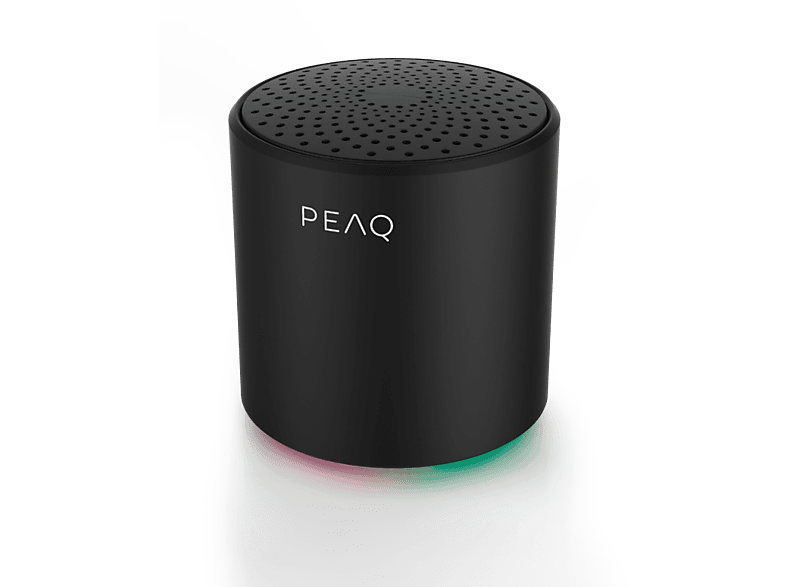 Peaq PPA 102-B 3 W Bluetooth 3-4 h Autonomía Puerto micro-USB 10m Alcance Negro