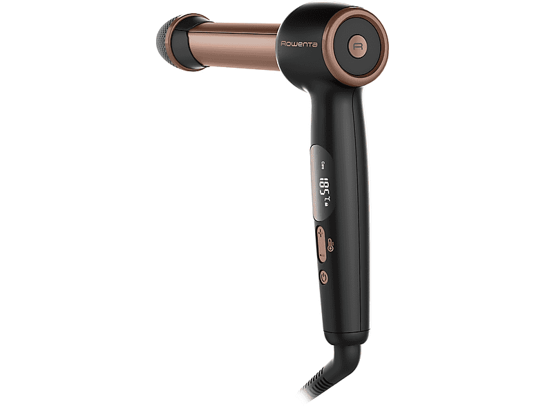 Rowenta Twist Curl CF4620 3 tamaños en 1 Barril ajustable en forma de L 4 temperaturas 150 °C a 210 °C Revestimiento cerámico Negro