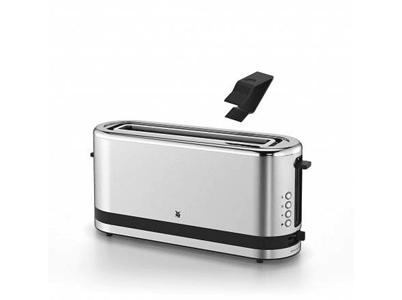 WMF Kitchenminis 414120011 900 W Ranura larga 7 niveles Descongelación Plata