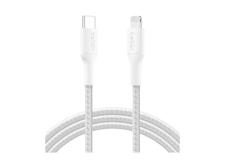 Belkin CAA022 USB-C Lightning 2m Blanco