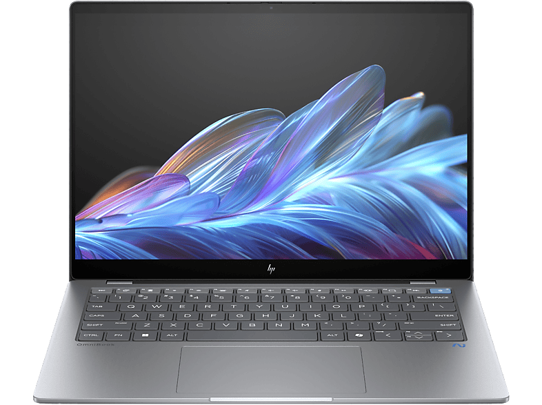 HP OmniBook X 14- fe0009ns Copilot+ PC 14 2K Snapdragon® X Elite X1E-78-100 45 TOPS 32GB RAM 1TB SSD Adreno Graphics W 11 H