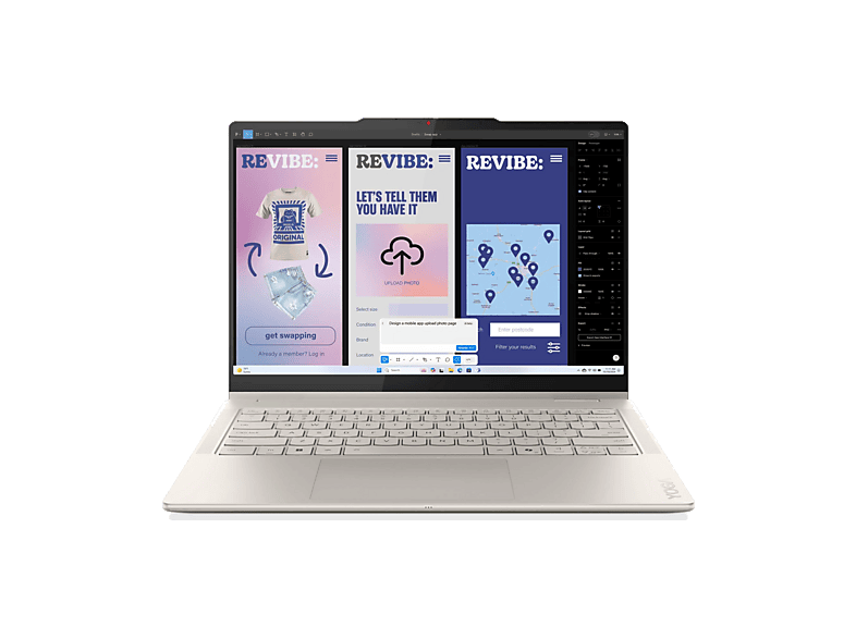 Lenovo Yoga 7 2in1 14ILL10  Copilot+ PC 14 OLED Intel® Core™ Ultra 5 226V 40 TOPS 16GB RAM 512GB W11H Lápiz Sin cargador