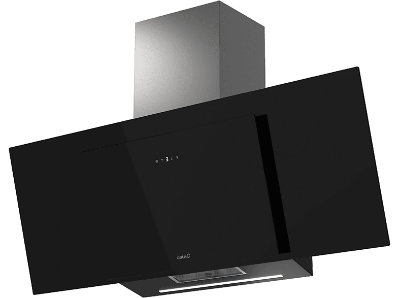 Cata THALASSA PRO 1200GBK 6 Niveles de Extracción 842 m³/h 120 cm Ancho Tira LED Temporizador Negro