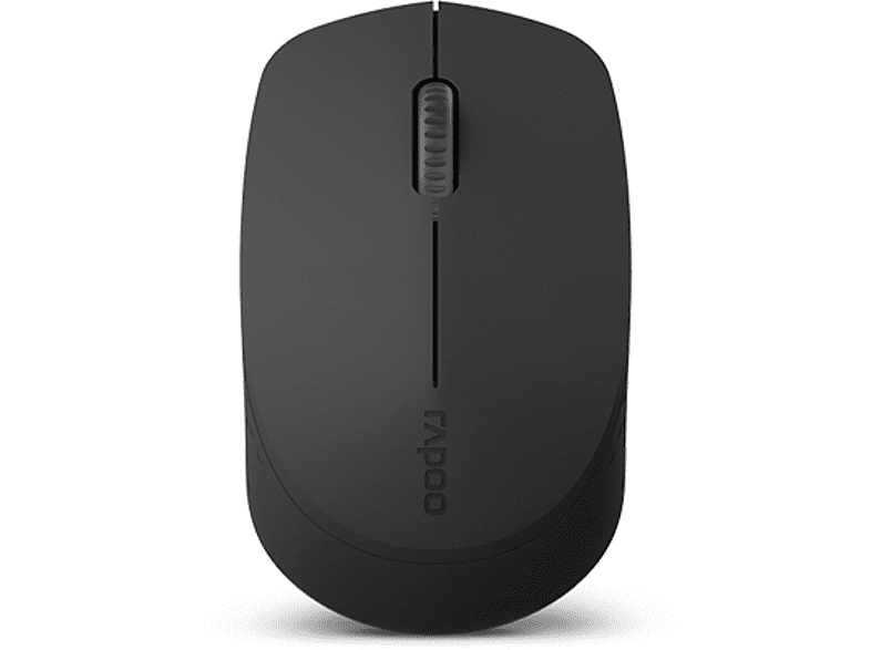 Rapoo M100 Silent ratón RF inalámbrica + Bluetooth 1300 DPI Ambidextro Negro