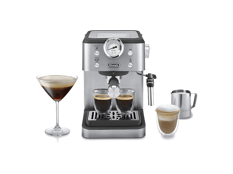 De'Longhi Linea Classic EM450.M 1325 W 15 bar 1.7 l Thermoblock Capacidad para 2 tazas Metal