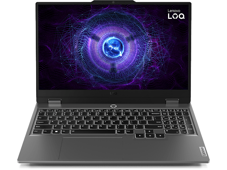 Lenovo LOQ 15IAX9 15.6 Full-HD Intel® Core™ i5-12450HX 16GB RAM 512GB SSD GeForce RTX™ 4060 Sin sistema operativo Gris