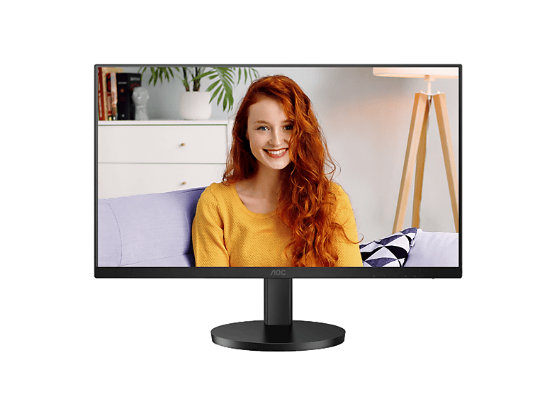AOC U27B3AF 27 UHD 4K 60 Hz 4 ms GtG IPS Adaptive Sync Sin marco en 3 lados Luz azul baja HDR10 Negro