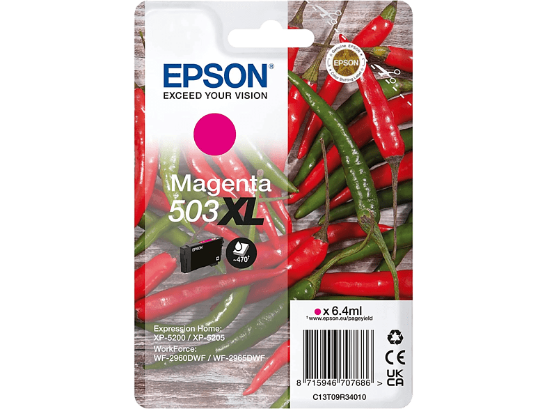 Epson 503XL INK Magenta Tamaño XL Hasta 470 páginas