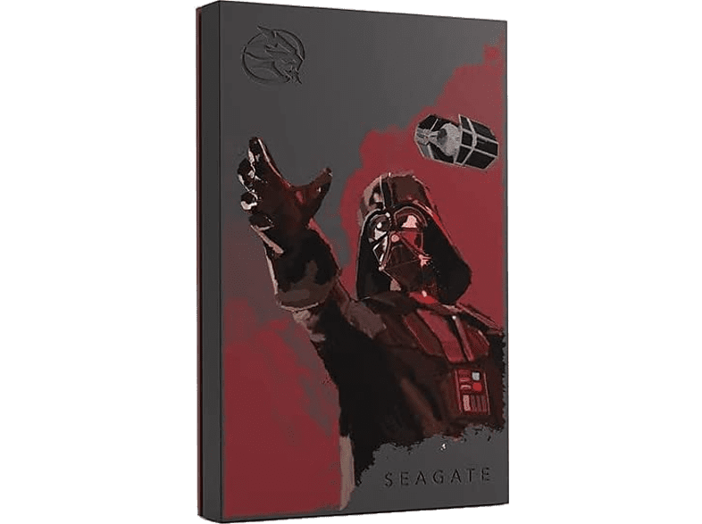 Seagate Firecuda Star Wars Darth Vader 2 TB USB Negro Rojo
