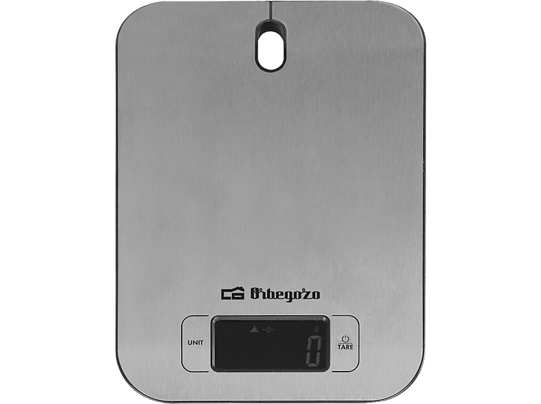 Orbegozo PC 1017 Hasta 5 kg Pantalla LCD Tara Apagado automático Inox