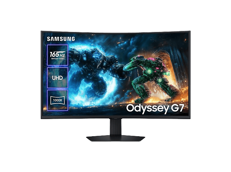 Samsung Odyssey G75F LS37FG756EUXEN 37  UHD 4K 165 Hz 1 ms VA (Alineación Vertical) Pantalla Curva Peana ergonómica Negro