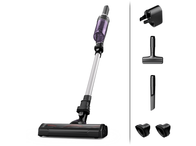 Rowenta X-nano Essential RH1129WO 100 W Multisuperficies Hasta 40 min autonomía Tecnología ciclónica 0.4 L Lila y plateado
