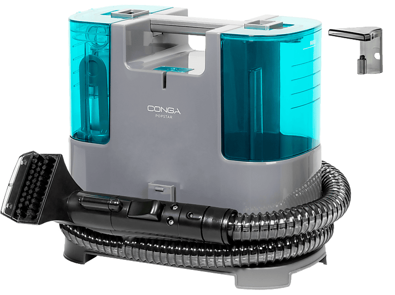 Cecotec Conga PopStar 3000 CarpetClean Tapicerías 3en1 400 W Depósito 1.2 L Depósito agua sucia 0.5L Dark
