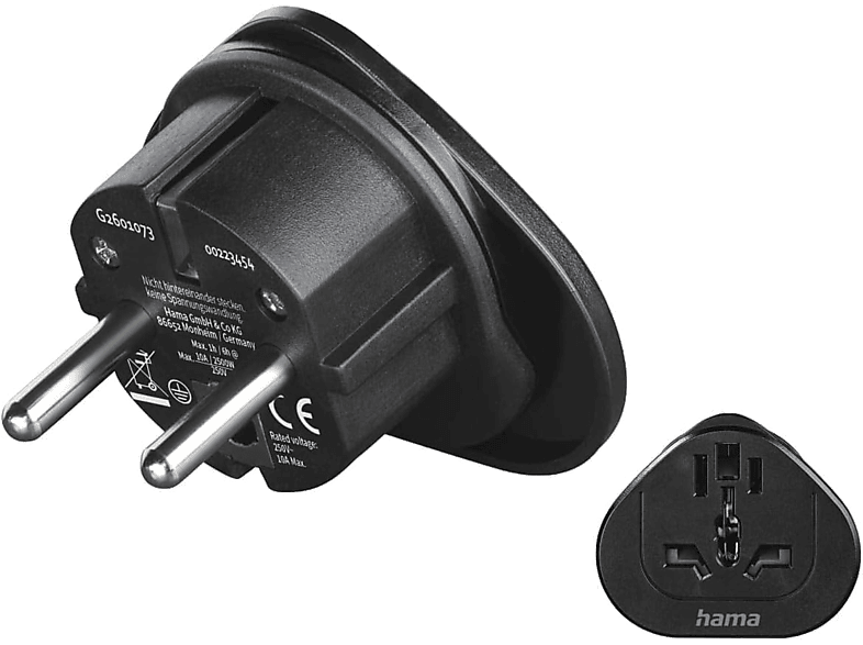 Hama 00223454 Universal 100 V - 250 V Negro