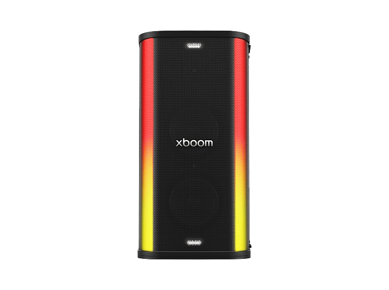 LG XBOOM Stage 501 AI 220 W Batería 25h Autonomía Bluetooth Luces LED Efectos DJ Karaoke Efectos de Voz IPX4 Negro