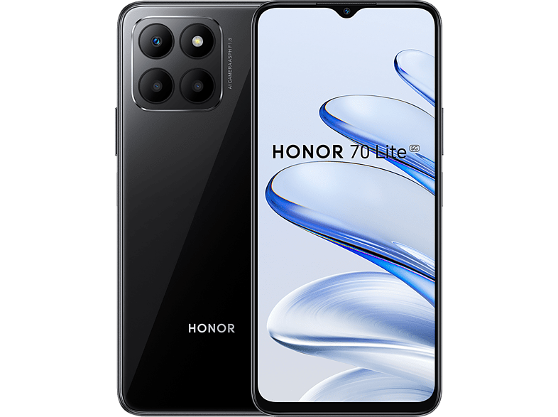 Honor 70 Lite 5G Midnight Black 128 GB 4 GB 6.5 HD+ Snapdragon SM4350Pro 5000 mAh Android