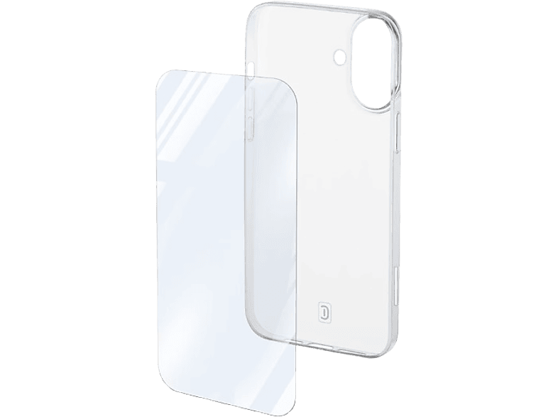 CELLULAR LINE PROTKITIPH16T Apple iPhone 16 Trasera Vidrio templado Transparente