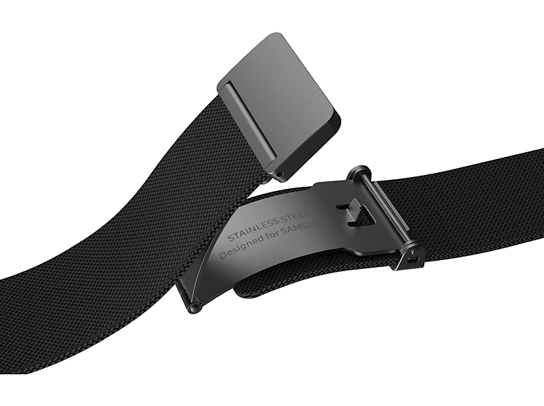 Samsung Milanesa GP-TYR87 Para Galaxy Watch4 Cierre metálico Talla M/L Negro