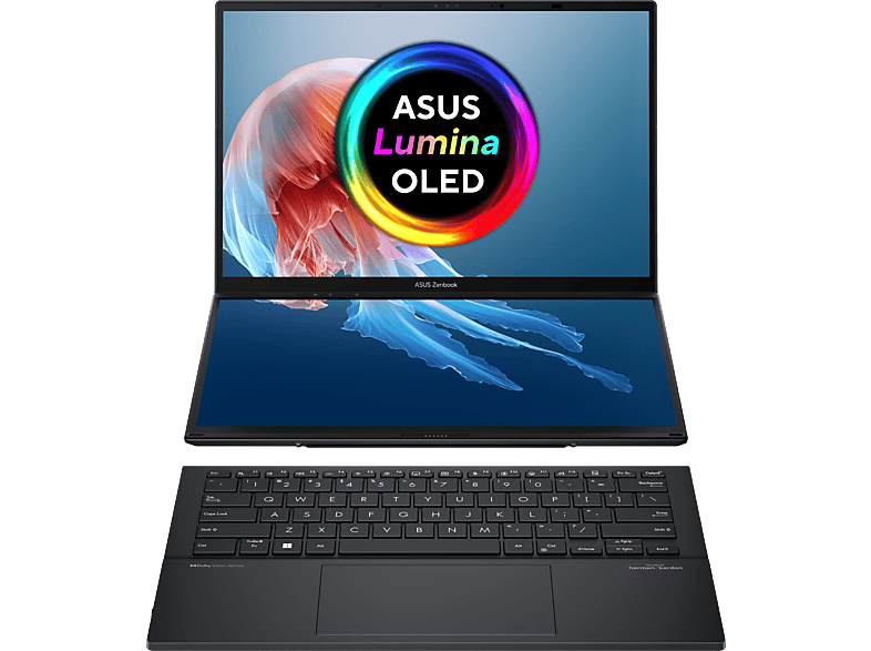 ASUS Zenbook DUO OLED UX8406MA-PZ023W 14 WQXGA+ Intel® Core™ Ultra 9-185H 32GB RAM 1TB SSD Arc® Graphics W11H