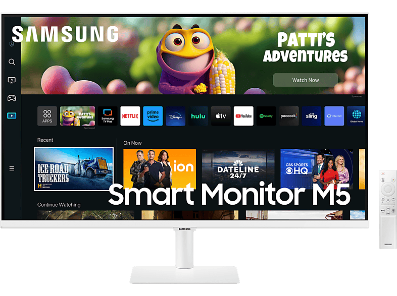 Samsung SMART MONITOR M5  LS27CM501EUXEN 27 Full-HD 4 ms 60 Hz HDMI Bluetooth Blanco