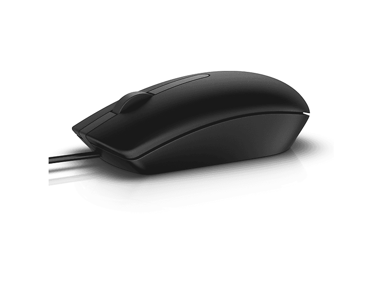 Dell MS116 Cable 1000 ppp Seguimiento LED óptico Negro