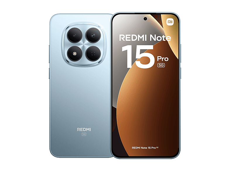Xiaomi Redmi Note 15 Pro 5G Azul glaciar 512 GB 12 GB RAM 6.83 CrystalRes AMOLED MediaTek Dimensity 7400-Ultra 6580 mAh