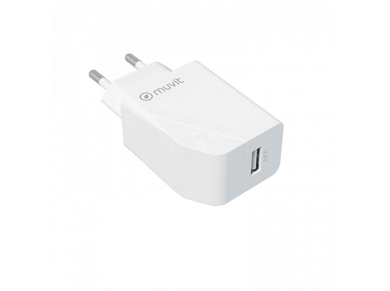 Muvit MCACC0002 12W USB Carga rápida 2.4A Blanco
