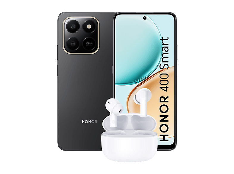 Honor 400 Smart Velvet Black 256GB 8GB RAM 6.77 TFT - LCD Qualcomm® Snapdragon® 685 (6nm) 6500mAh Incluye Earbuds