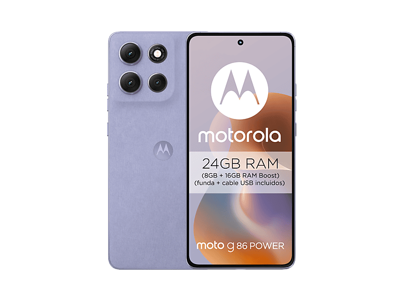 motorola g86 power Lila 512 GB 8 GB RAM 6.67 Display MediaTek Dimensity 7300 6720 mAh
