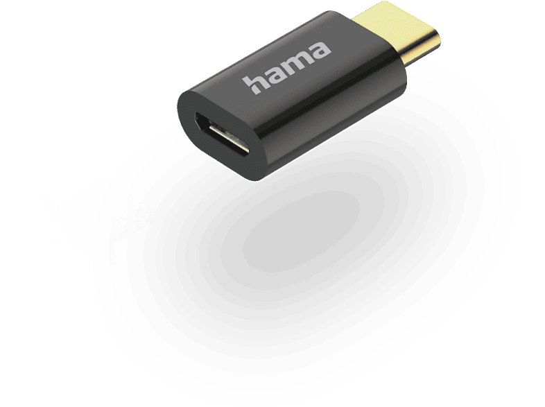 Hama 00201531 Micro USB-USB C 480 Mbit/s Negro