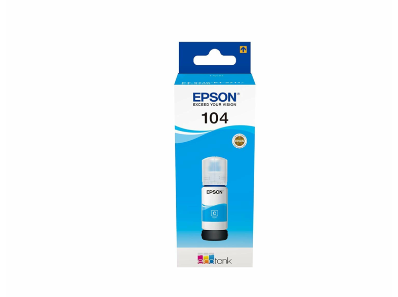 Epson 104 EcoTank ink bottle Cian