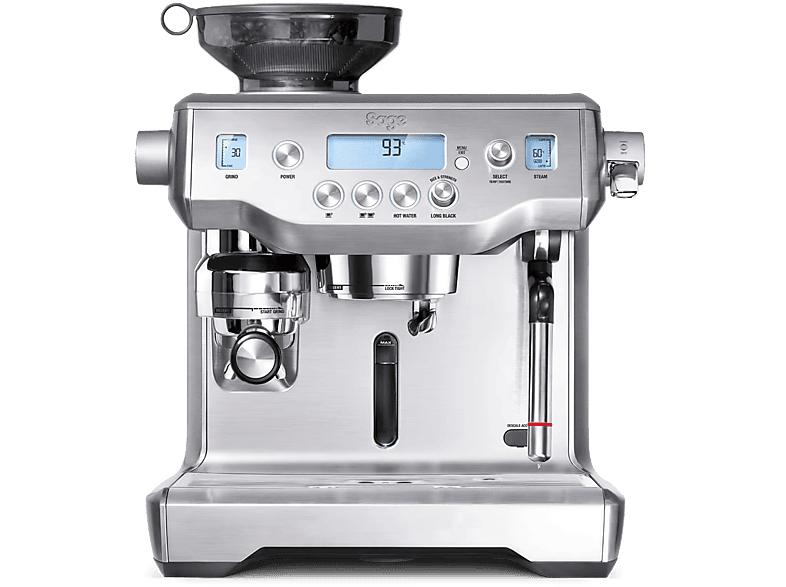 Sage Oracle SES980BSS4EEU1 15 bar 2400 W 2 Tazas Pantalla LCD y botones Acero Inoxidable