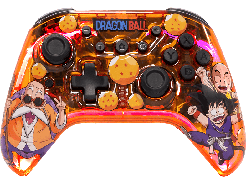 FR-TEC Switch Gamepad  Wireless  Dragon Ball Nintendo Switch; PC; iOS; Android Translúcido Inalámbrico Multicolor