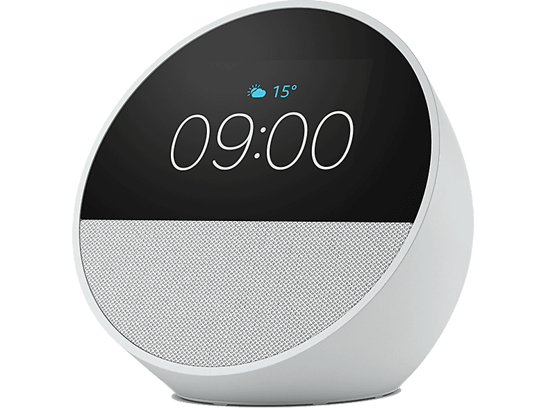 Amazon Echo Spot (modelo 2024) Sonido de calidad y Alexa Blanco