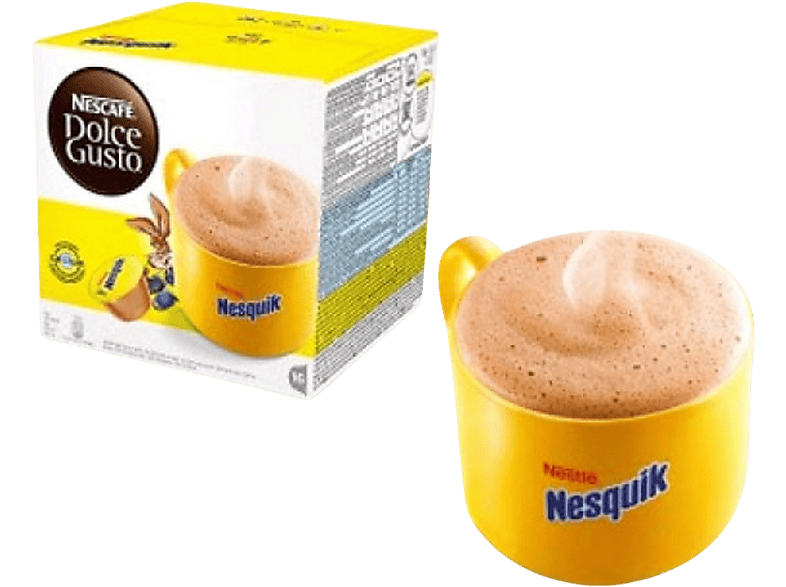 Nescafé Dolce Gusto Nesquik 12135855CAIXA Sabor chocolate 3x16 Cápsulas Amarillo