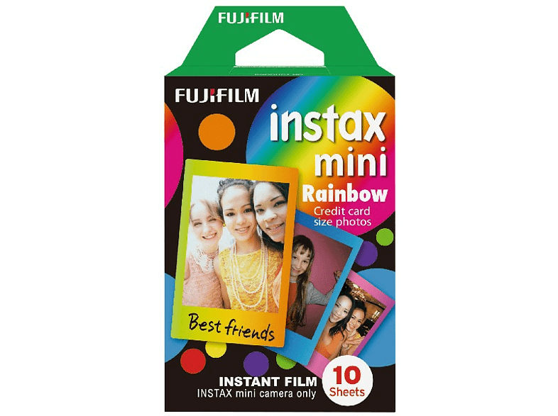 Fujifilm ColorFilm Instax Mini Rainbow 10 hojas