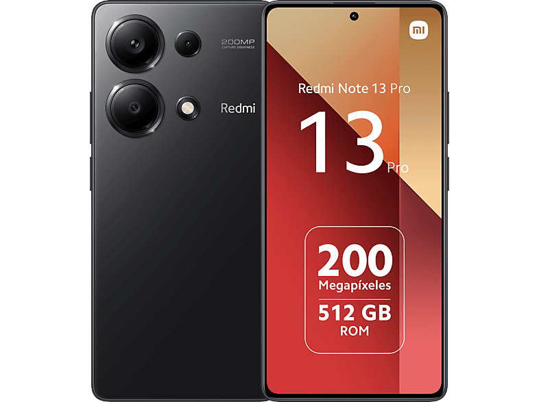 Xiaomi Redmi Note 13 Pro Midnight Black 512 GB 12 GB RAM 6.67 Full HD+AMOLED 1.5K MediaTek  Helio G99 Ultra 5000 mAh Android