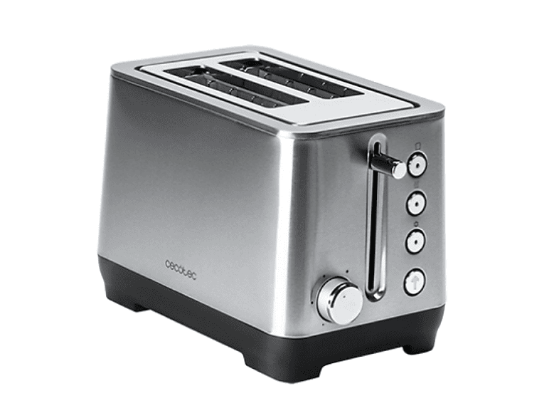 Cecotec BigToast Double 1000 W Temporizador 6 Niveles Función descongelación Inox