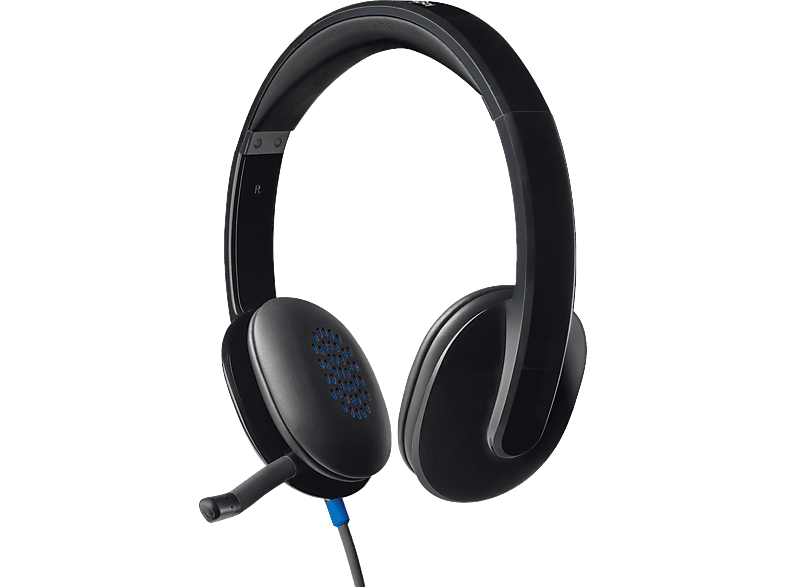 Logitech Headset H540 Diadema Con cable USB Ecualizador incorporado Micrófono con supresión de ruido Botones multimedia Negro